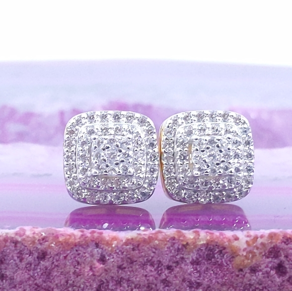 925 Bi-Color Square - Picture 2 of 9